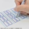 「コクヨ タックインデックス 紙ラベル インデックスシール 特大 42×34mm 青 タ-23B 1セット（1200片：60片入×20パック）」の商品サムネイル画像2枚目