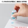 「シャチハタ Xスタンパ- ビジネス用 キャップレスE型 赤 済 タテ X2-E-105V2 1個」の商品サムネイル画像4枚目