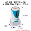 「シャチハタ Xスタンパ- ビジネス用 キャップレスE型 赤 控 タテ X2-E-104V2 1個」の商品サムネイル画像3枚目