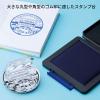 「シヤチハタ スタンプ台 タフダ 記念スタンプ用 藍 HTD-A-B 1個」の商品サムネイル画像2枚目