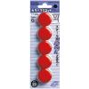 「コクヨ カラーマグネット 直径30mm 赤 マク-30NR 1セット（150個：5個入×30パック）」の商品サムネイル画像2枚目