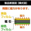 「マグエックス マグネット両面カラーシート 緑/黄 MSR-10GY 1セット(3枚)」の商品サムネイル画像5枚目