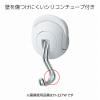 「コクヨ 超強力マグネットフック タフピタ 最大保持荷重約10kg オレンジ フク-227YR 1セット（5個）」の商品サムネイル画像6枚目