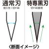 「オルファ　替刃（大）　黒刃　LBB50K　1セット（250枚：50枚入×5パック）」の商品サムネイル画像3枚目