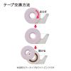 「コクヨ テープカッター カルカット ハンディタイプ マスキングテープ用 ホワイト 小巻対応 T-SM300-1NW 1セット（4個入）」の商品サムネイル画像4枚目