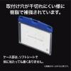 「オープン工業 名札用ケース ソフト ヨコ名刺 赤 NX-100P-RD 1セット(5枚)」の商品サムネイル画像4枚目