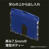 「オープン工業 名札用ケース ハード(IDカード/ヨコ名刺) 白 NX-103P-WH 1セット(5枚)」の商品サムネイル画像4枚目