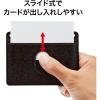 「オープン工業 名札用ケース レザー調 ヨコ型(名刺サイズ) 黒 NB-360-BK 1袋 (10枚入)」の商品サムネイル画像3枚目