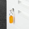 「コクヨ キーホルダー型名札 オレンジ 10個パック ナフー ナフ-210YRX10 1セット(50個:10個入×5パック)」の商品サムネイル画像3枚目