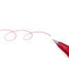 「水性ボールペン　Vコーン　0.5mm　赤　業務用パック　10本　LVE-10EF　パイロット」の商品サムネイル画像4枚目