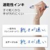 「ぺんてる ゲルインクボールペン エナージェル 0.4mmニードルチップ 青 ノック式 シルバー軸 BLN74-C 1本」の商品サムネイル画像3枚目