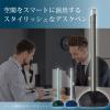 「受付・デスクペン フロス（油性ボールペン＆スタンド） 0.7mm パールホワイト軸 白 1組 BA65-PW ゼブラ」の商品サムネイル画像3枚目