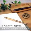 「受付・デスクペン フロス （油性ボールペン＆スタンド）輪ーRin- 0.7mm 金軸 P-BA111-GO 1組 ゼブラ」の商品サムネイル画像5枚目