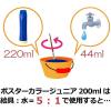 「サクラクレパス ポスターカラージュニア 単色 あお 220ml 絵の具 CPW220ML#36」の商品サムネイル画像5枚目
