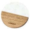 「バイカラーコースター ホワイト 1セット（2個） LAKOLE/ラコレ」の商品サムネイル画像2枚目