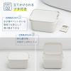 「バケツ フタ付 角型 目盛り付き 容量10L ホワイト 1個 マーナ」の商品サムネイル画像3枚目