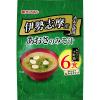 「ヤマサ醤油 サンジルシ 徳用即席合わせあおさのみそ汁 1セット（6食入×4袋）」の商品サムネイル画像2枚目