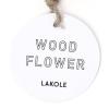 「【LAKOLE/ラコレ】 WOOD FLOWER/ウッドフラワー（2P） Roseホワイト」の商品サムネイル画像3枚目