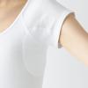 「【レディース】無印良品 婦人 さらっと綿 汗取りパッド付きフレンチスリーブTシャツ 婦人L 白 良品計画」の商品サムネイル画像7枚目