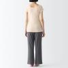 「【レディース】無印良品 婦人 さらっと綿 汗取りパッド付きフレンチスリーブTシャツ 婦人M ライトベージュ 良品計画」の商品サムネイル画像5枚目
