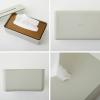 「サラサドットコム b2cティッシュボックス ティッシュケース バイオプラスチック ウォームグレー tic0010wgy 1個」の商品サムネイル画像4枚目