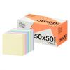 「アスクル はたらく ふせん 50×50mm パステル5色アソート （正方形ミニ） 10冊  オリジナル」の商品サムネイル画像2枚目