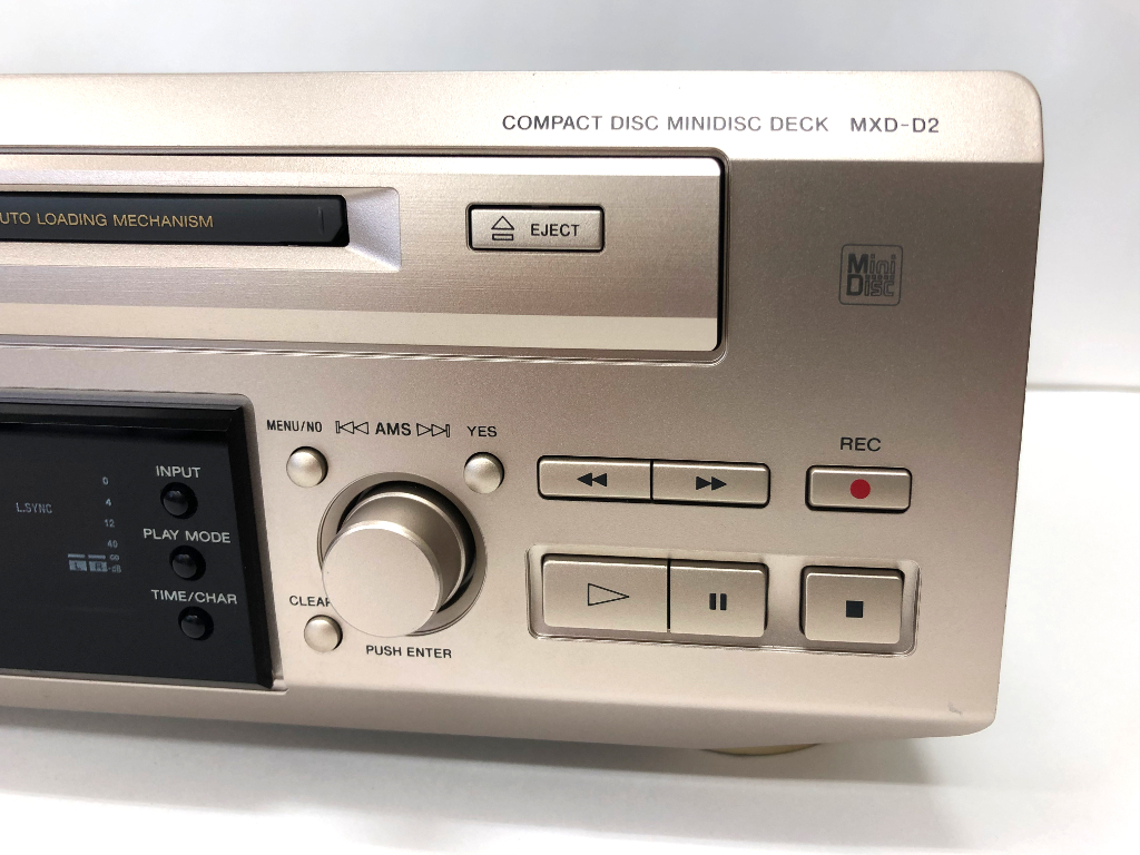 SONY MXD-D2 MD/CD一体型デッキ 製造メーカーOB技術者メンテナス SONY MXD-D2 MD/CD一体型デッキ 製造メーカーOB技術者メンテナス