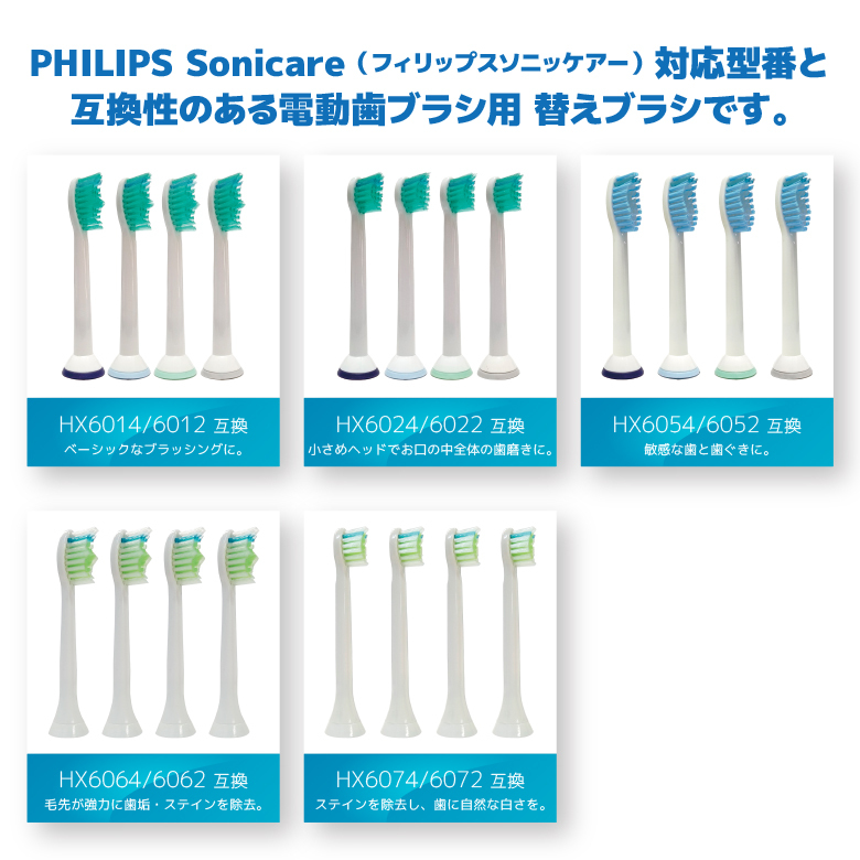 安い購入 フィリップス ソニッケアー 替えブラシ 互換 HX6074 4本入 ダイヤモンドクリーン 電動歯ブラシ 交換用 交換歯ブラシ HX6072 discoversvg.com 安い購入 フィリップス ソニッケアー 替えブラシ 互換 HX6074 4本入 ダイヤモンドクリーン 電動歯ブラシ 交換用 交換歯ブラシ HX6072 discoversvg.com