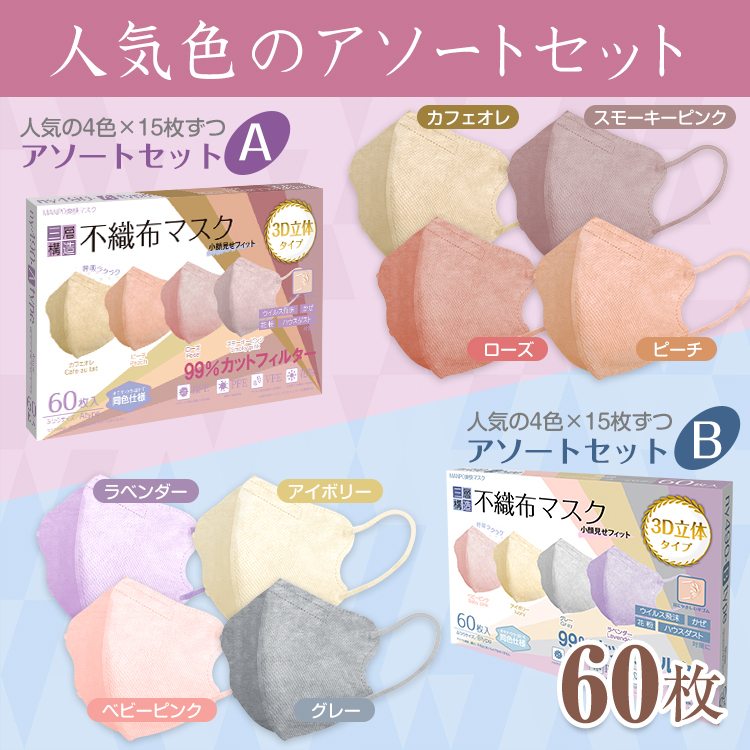数量限定 春 夏 3D立体マスク 60枚 大容量 薄手 2タイプ カラー マスク 立体マスク 小顔 効果 蒸れない 快適 立体型 フィット 血色マスク 3D ウイルス 対策 アカネA SHOP - 通販 - PayPayモール - 일본구매대행 직구 재팬24 数量限定 春 夏 3D立体マスク 60枚 大容量 薄手 2タイプ カラー マスク 立体マスク 小顔 効果 蒸れない 快適 立体型 フィット 血色マスク 3D ウイルス 対策 アカネA SHOP - 通販 - PayPayモール - 일본구매대행 직구 재팬24