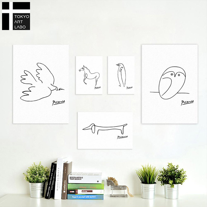 Crea アートパネル ピカソ 5枚セット 壁掛け インテリア 絵画 ふくろう デザイン 動物 幸運 平和 ハト 韓国 Mr026 Picasso02 Art Lab Yahoo 店 通販 Yahoo ショッピング 일본구매대행 직구 미스터스토어