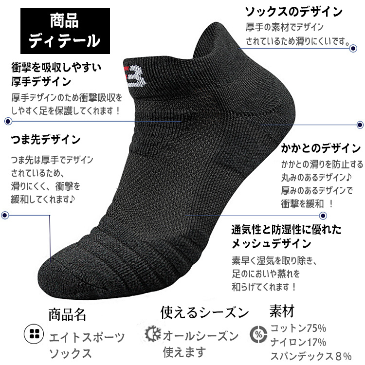 スポーツソックス 靴下 3足セット メンズ レディース スポーツ ショートソックス シンプル コットン ソックス ビジネス 春 夏 男性 ブラック ホワイト グレー 4123 バルサ堂ヤフーショップ店 通販 Yahoo ショッピング 일본 미국구매대행 직구 4do