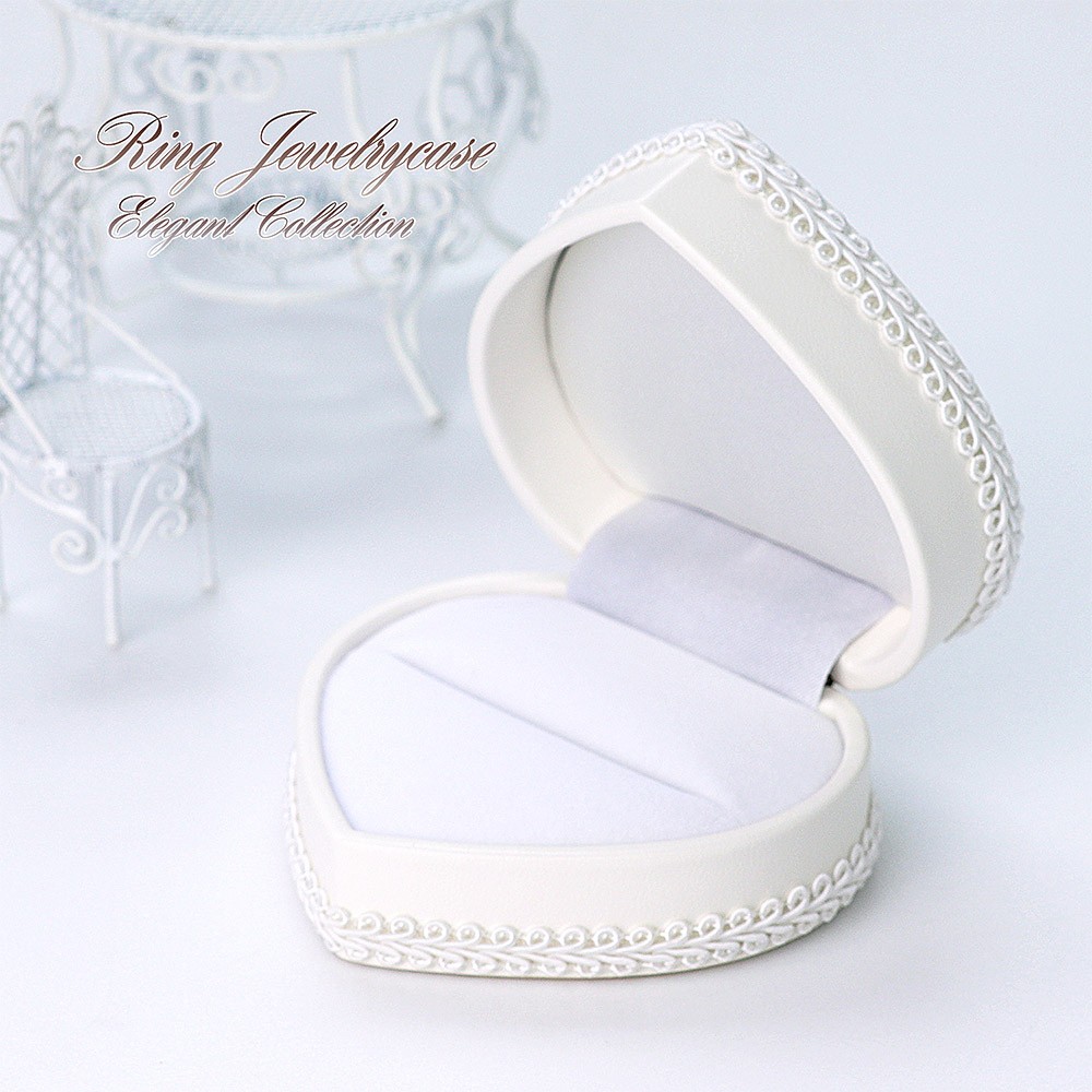 반지 케이스 링 케이스 쥬얼리 케이스 반지 박스 하트 링 약혼 반지 브라이덜 결혼 반지 화이트 귀여운 보관 수납 생일 선물.:  액세서리샵발자스레이디스- 홈쇼핑- Yahoo!쇼핑