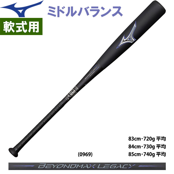 全3色/黒/赤/ベージュ ミズノビヨンドマックスレガシーミドル（軟式用