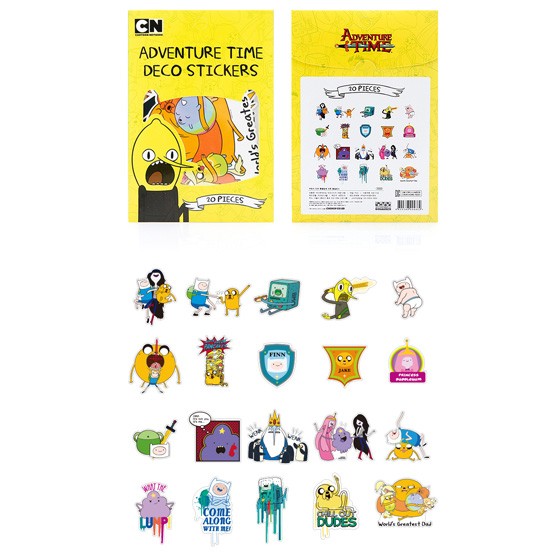 Adventure Time アドベンチャータイム Bigデコステッカーセット レモングラブ Gl キャラクタースタッフ 通販 Yahoo ショッピング 일본구매대행 직구 위시박스