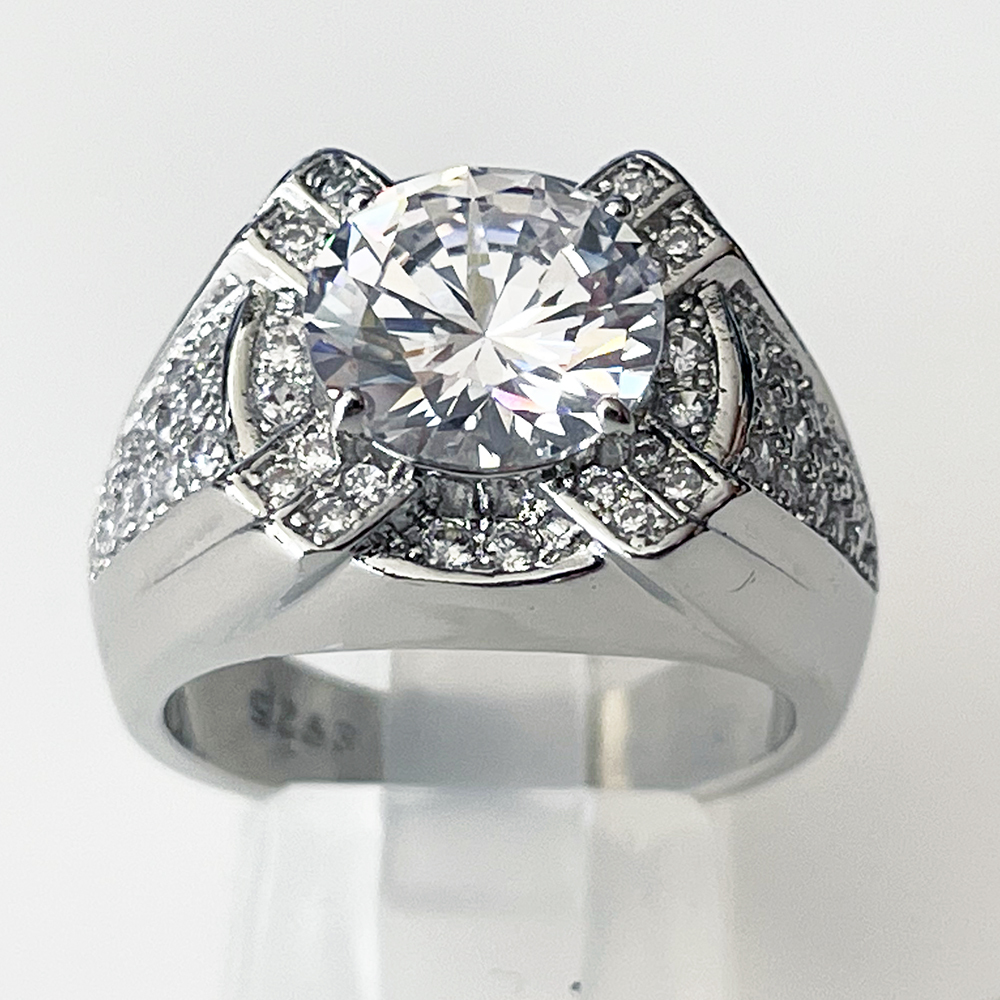 超激安超激安083基地 メンズ リング 指輪 キュービックジルコニアCZ