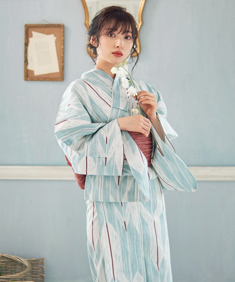 Dita（ディータ） 浴衣セット レディース 簡単（ゆかた・しわ兵児帯