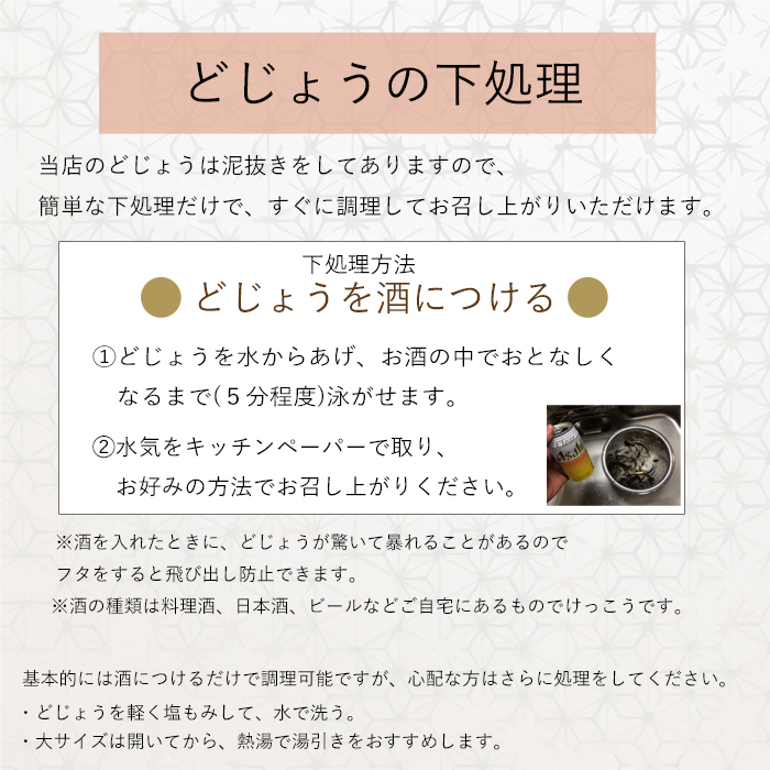 どじょう日本一 活 どじょう 0g 小小 約7cm 約100匹 食用 生体 ドジョウ 柳川 鍋 唐揚げ 料理用 蒲焼 数々のアワードを受賞