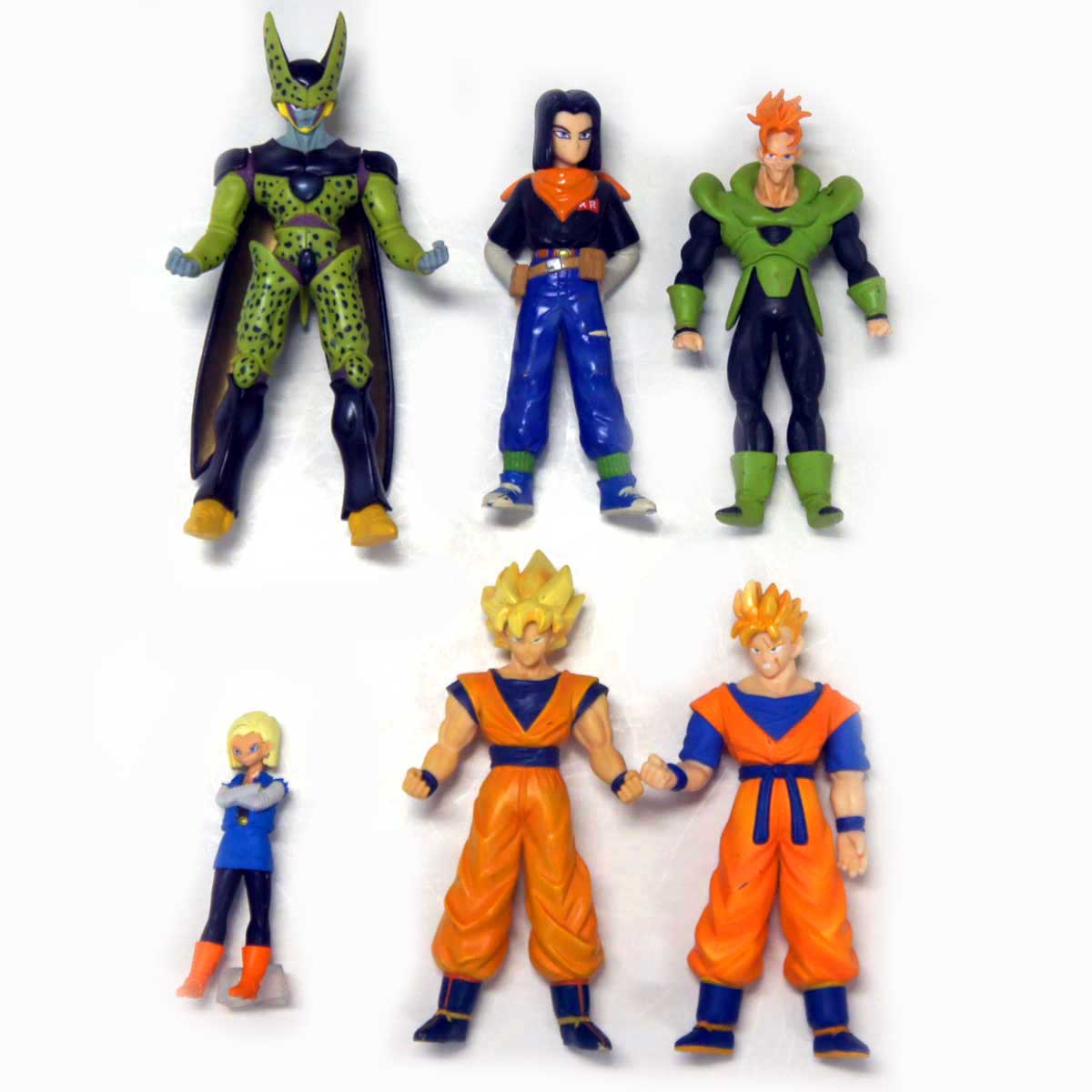送料無料 バンダイ ドラゴンボールz 人造人間セル 16号 17号 18号 悟空 悟飯 フィギュア6体 ドクター ゲロ編 フリマ取引品 訳あり 中古 Ft 6 12 エフシービック Efcvic 通販 Yahoo ショッピング 일본구매대행 직구 위시박스