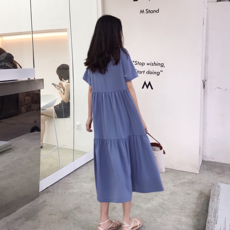 ワンピース レディース 40代 マキシワンピース 春 夏 ロング丈 Vネックワンピース プリーツスカート フレア 韓国風 オシャレ 体型カバー カジュアル 30代 50代 割引も実施中