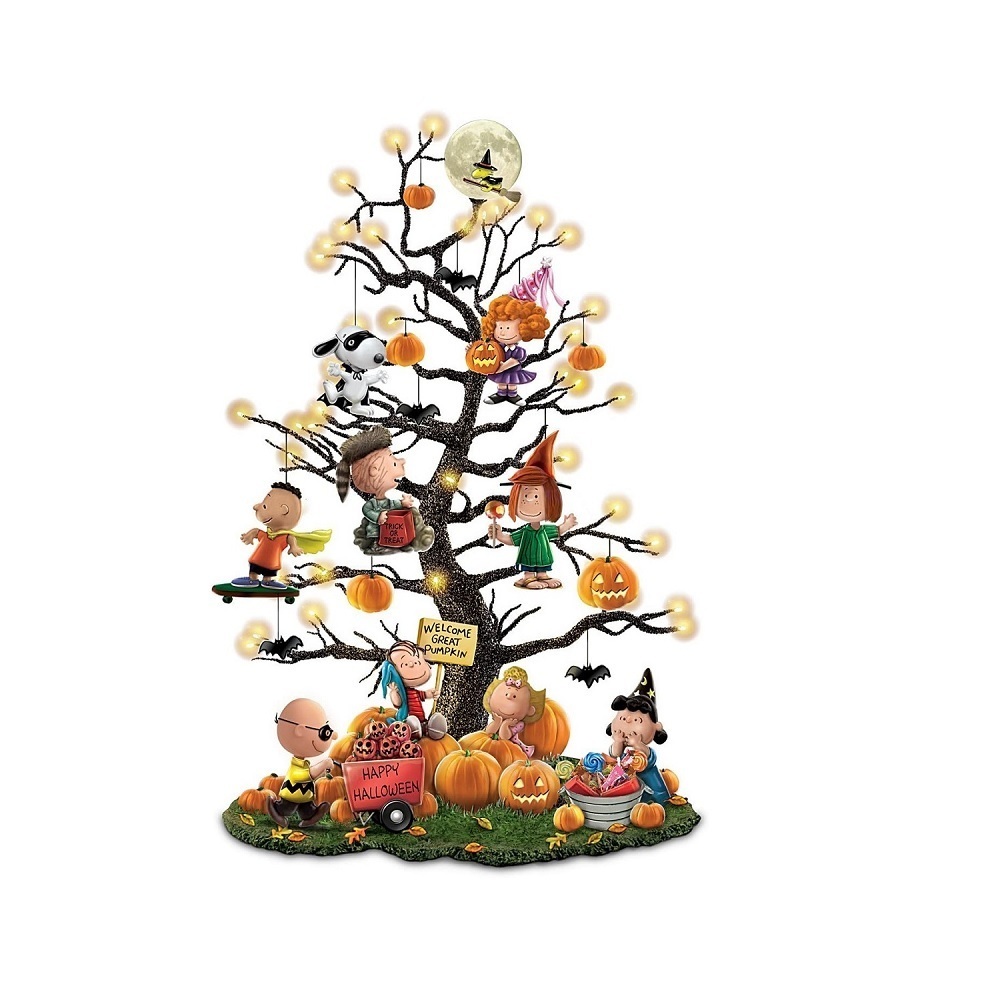 スヌーピー Snoopy Peanuts Halloween Tabletop Tree ハロウィン ツリー かぼちゃ大王 卓上 飾り オブジェ 置物 インテリア 海外限定 取り寄せ Stone1 ヤフー店 通販 Yahoo ショッピング 일본구매대행 직구 사쿠라재팬