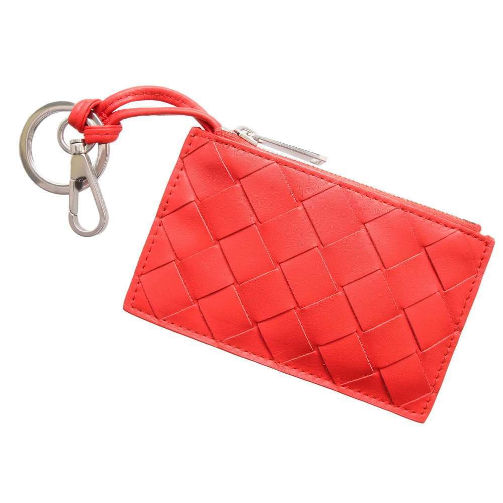 新品　BOTTEGA VENETA キーポーチ ボッテガヴェネタ キーケース イントレチャート キーポーチ 607505