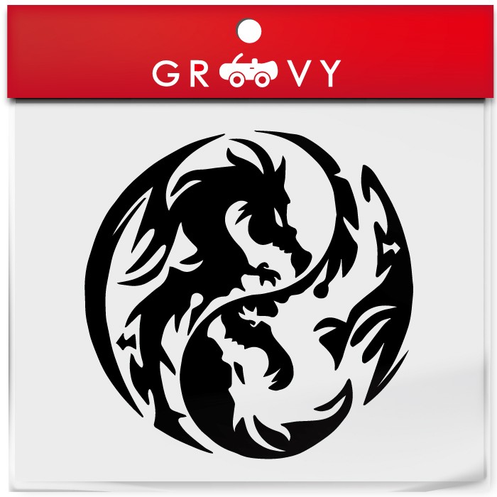 龍 ドラゴン 龍神 陰陽 ステッカー 勾玉 竜 開運 お守り ステッカー かっこいい かわいい おしゃれ 車 ブランド アウトドア シール おもしろ グッズ Sticker 1178 車イラストの専門店 Groovy 通販 Yahoo ショッピング 일본구매대행 직구 위시박스