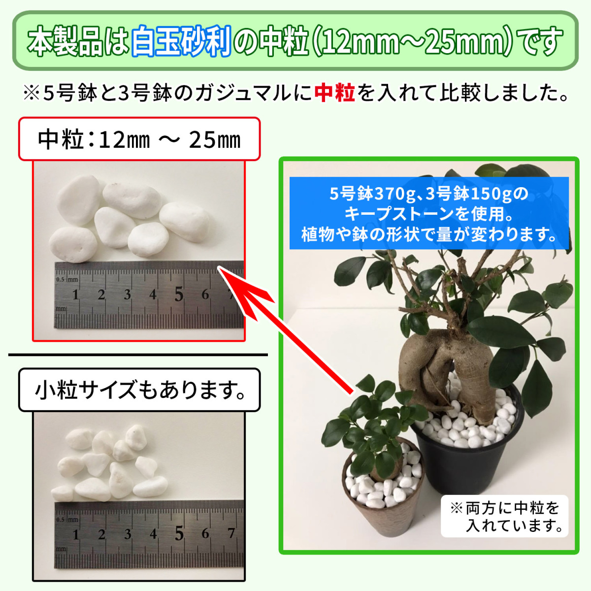 防カビ加工済み大理石 キープストーン 白玉砂利 中粒 2400g B S2400w 植物 観葉植物の土のカビ防止 植木鉢の白カビを対策してカビ予防と虫よけに ホワイト B S2400 純閃堂yahoo 店 通販 Yahoo ショッピング 일본 미국구매대행 직구 헤이프라이스