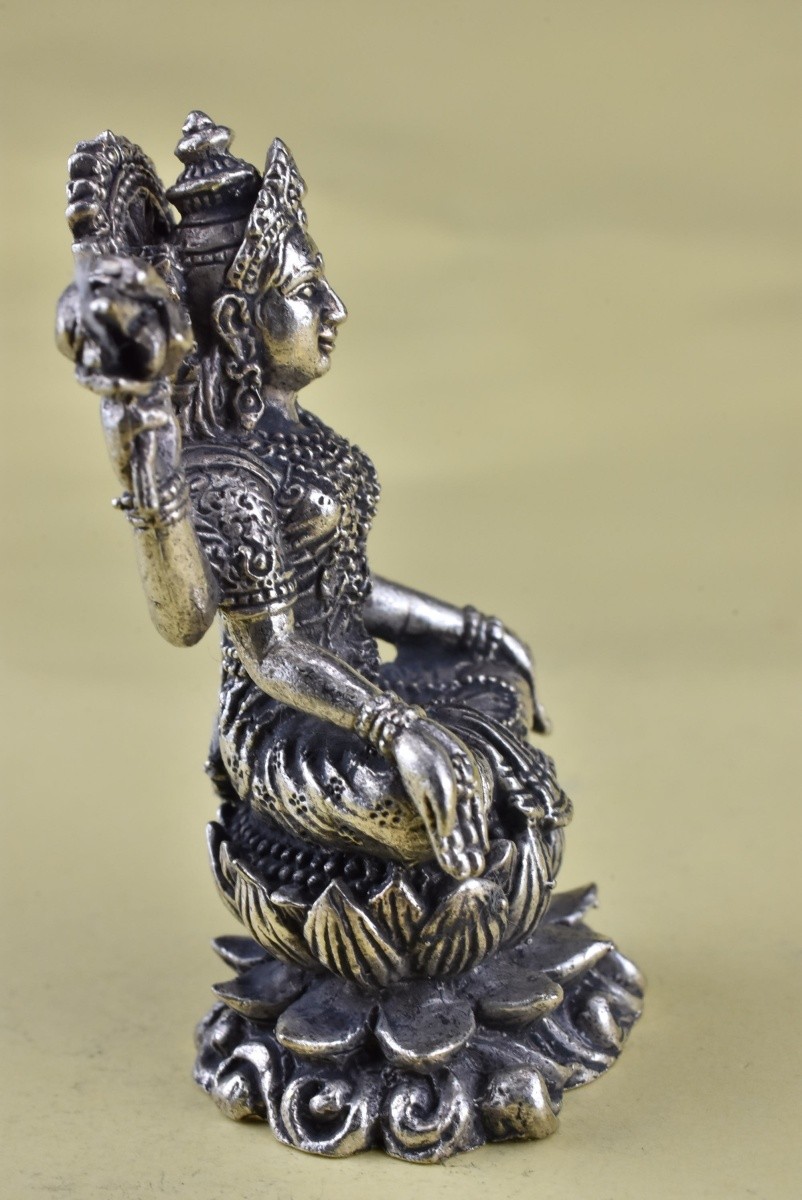 ラクシュミー 吉祥天 ミニメタル仏像 【送料無料】BT063 C367