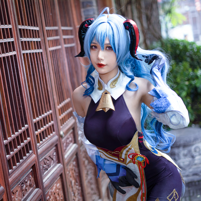 原神 甘雨 同人バニー コスプレ 衣装 Genshin