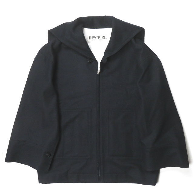 INSCRIRE アンスクリア 20AW 日本製 Sailor Shirt セーラーシャツ 