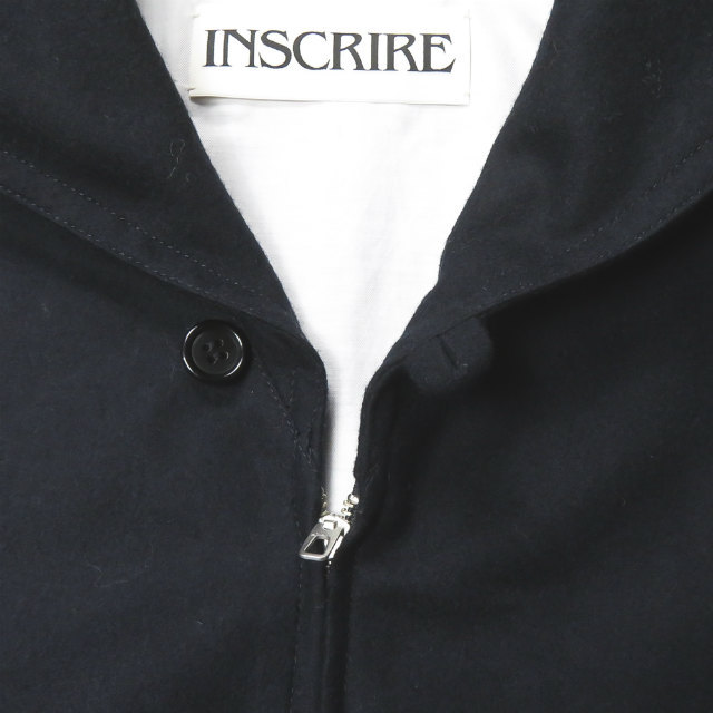 INSCRIRE アンスクリア 20AW 日本製 Sailor Shirt セーラーシャツ 