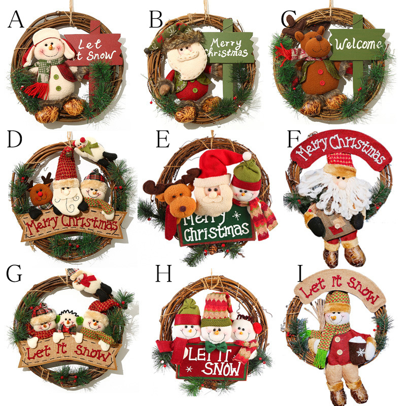 柔らかな質感の クリスマスリース クリスマス飾り付け 壁掛け飾り 玄関ドア 花 冬 手作り フラワーリース 造花 花輪 ガーデニング 雑貨 装飾 ギフト お店 おしゃれ