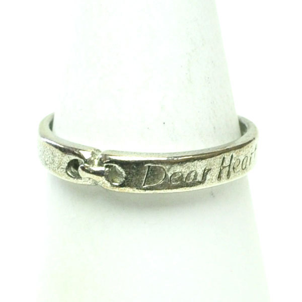 Dear Heart メッセージ リング 指輪 アクセサリー レディース メンズ シルバーカラー H Re60 Yy H Re60 ミシェルクラブ 通販 Yahoo ショッピング 일본구매대행 직구 바이박스