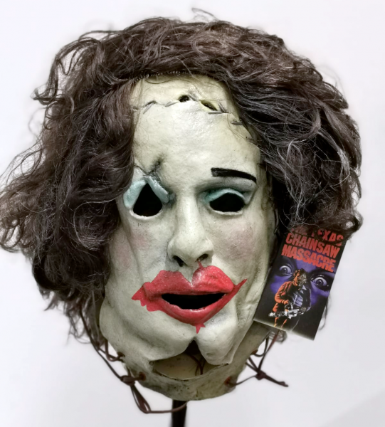 ☆レザーフェイス ラバー マスク 正規品! 悪魔のいけにえ